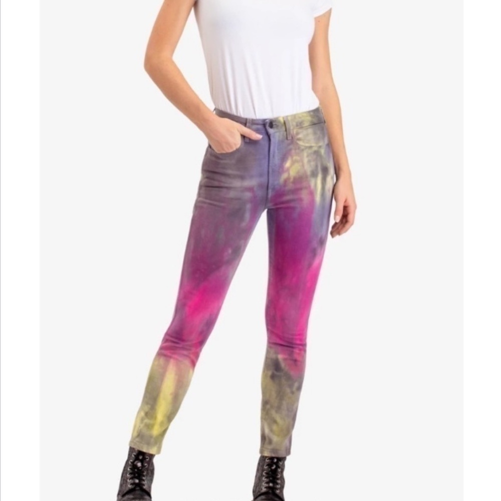 Jordache Cosmic Dye Vintage Crop Jean NWT Size 27